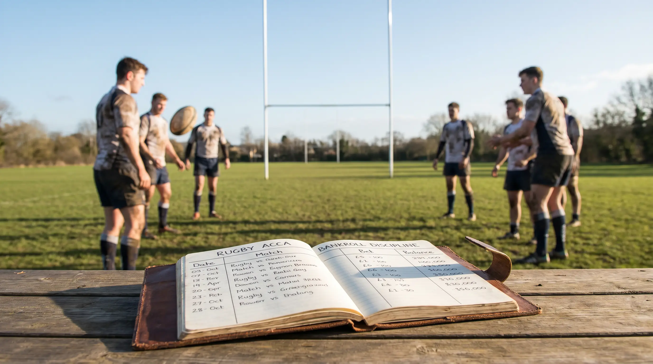 Rugby acca bankroll discipline notes in disciplined ledger