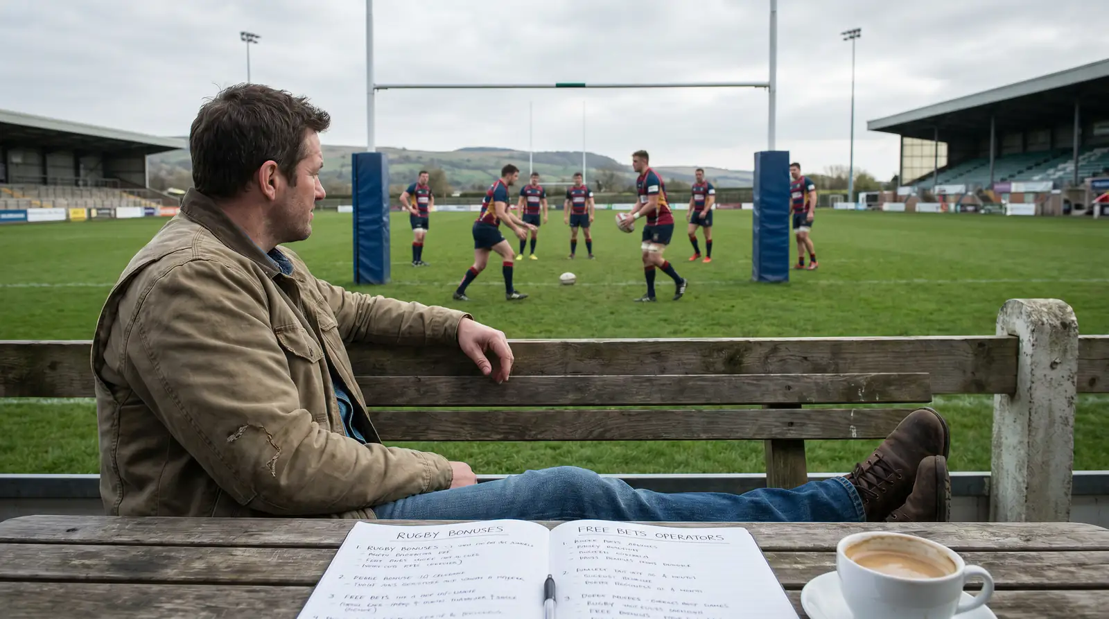 Bettor shortlisting rugby bonuses across operators in notebook