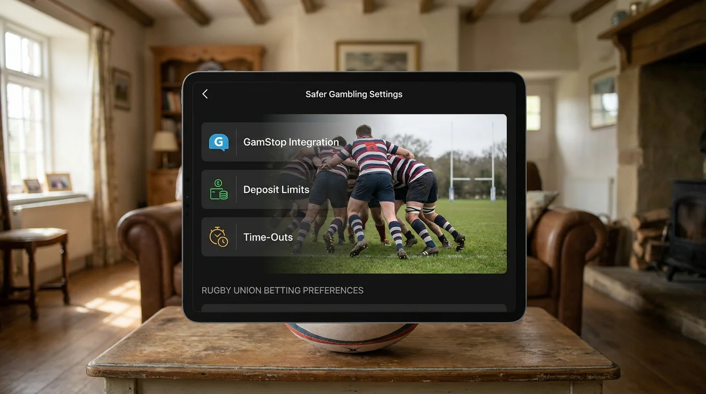 Bookmaker safer gambling toolkit shown on settings page