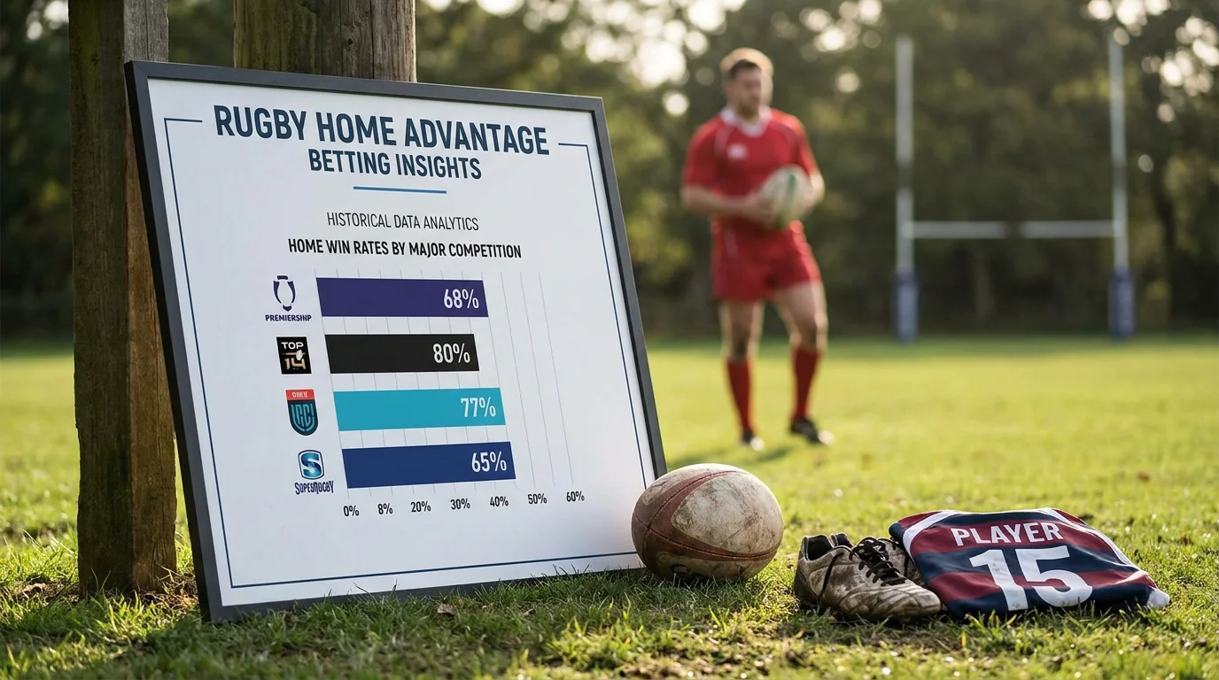 Chart of rugby home win rates broken down by major competition