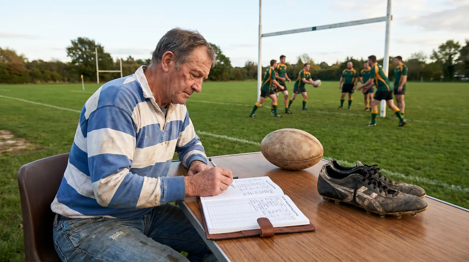 Rugby bettor logging every selection in detailed performance journal
