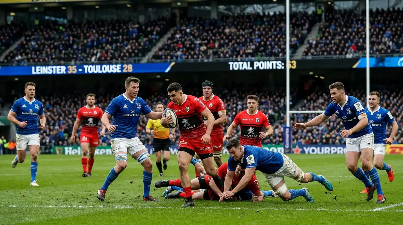 European Champions Cup attacking play producing high totals