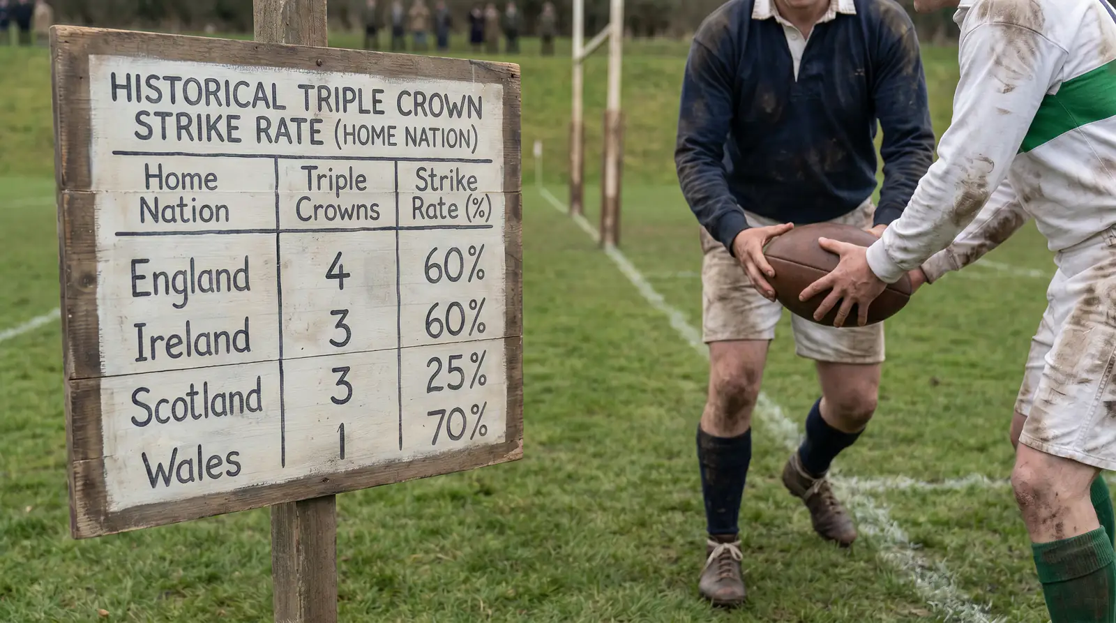 Simple chart of historical Triple Crown strike rate by home nation