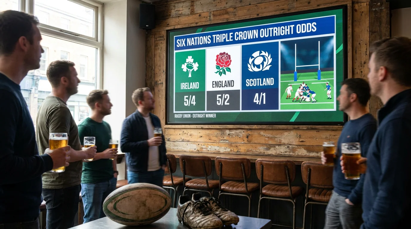 Triple Crown outright odds displayed on sportsbook screen