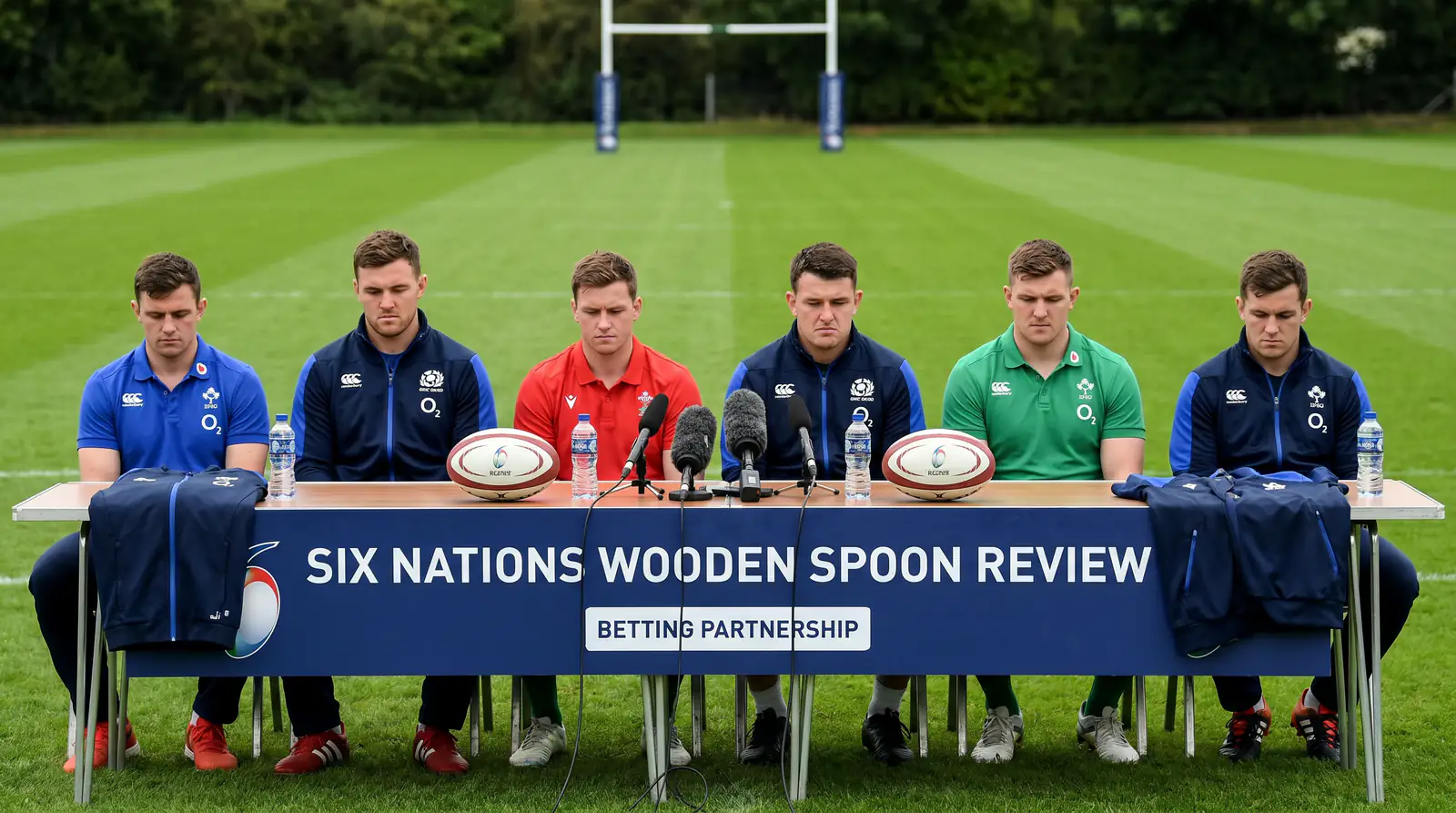 Six Nations team press conference reviewing tough campaign